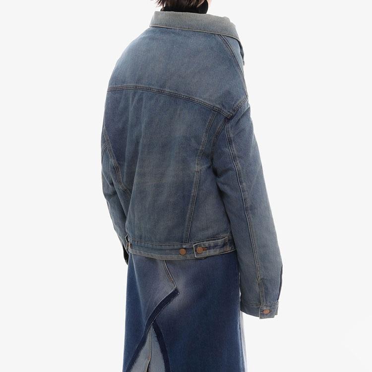 Balenciaga Deconstructed Jacket 'Blue' Women's 662747TDW148146