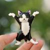 Танцующая фигурка кота, украшение, анимационная модель кота, модная игрушка, очаровательная капсула для кошек, игрушка, кукла, украшение для торта