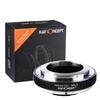 Адаптер для крепления объектива Concept Contax S с креплением Micro Four Thirds K&F KF-CNRFM43 (Бывший C/Nikon (внешний коготь) преобразование)