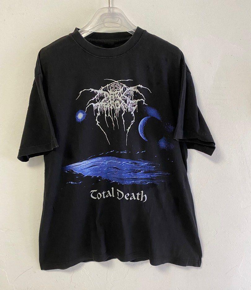 Новая популярная футболка Darkthrone Total Death с коротким рукавом, черная, S5XL, BB040, унисекс