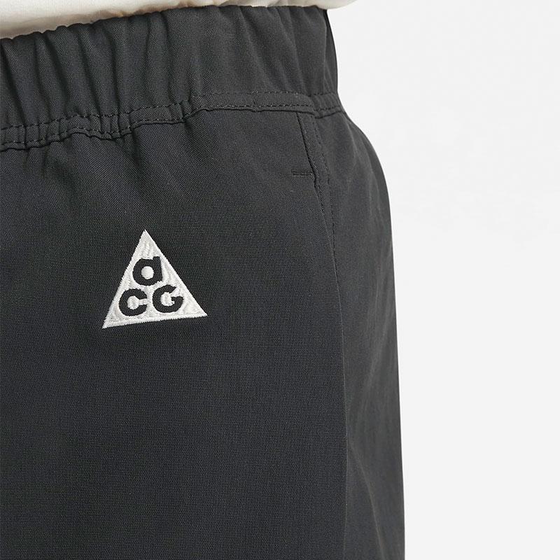 Nike Серия ACG, однотонный сращенный ремень, водонепроницаемые дышащие повседневные спортивные штаны, мужские брюки темно-дымчато-серого цвета CV0661-070