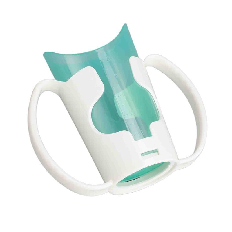 Elderly Care Cup Smoother Rim Patient Care Drinking Cup Mug Transparent Look Versatile Comfortable Use with Holder for Disabled