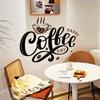 Wall Sticker Background Decoration Bedroom Coffee Decal English