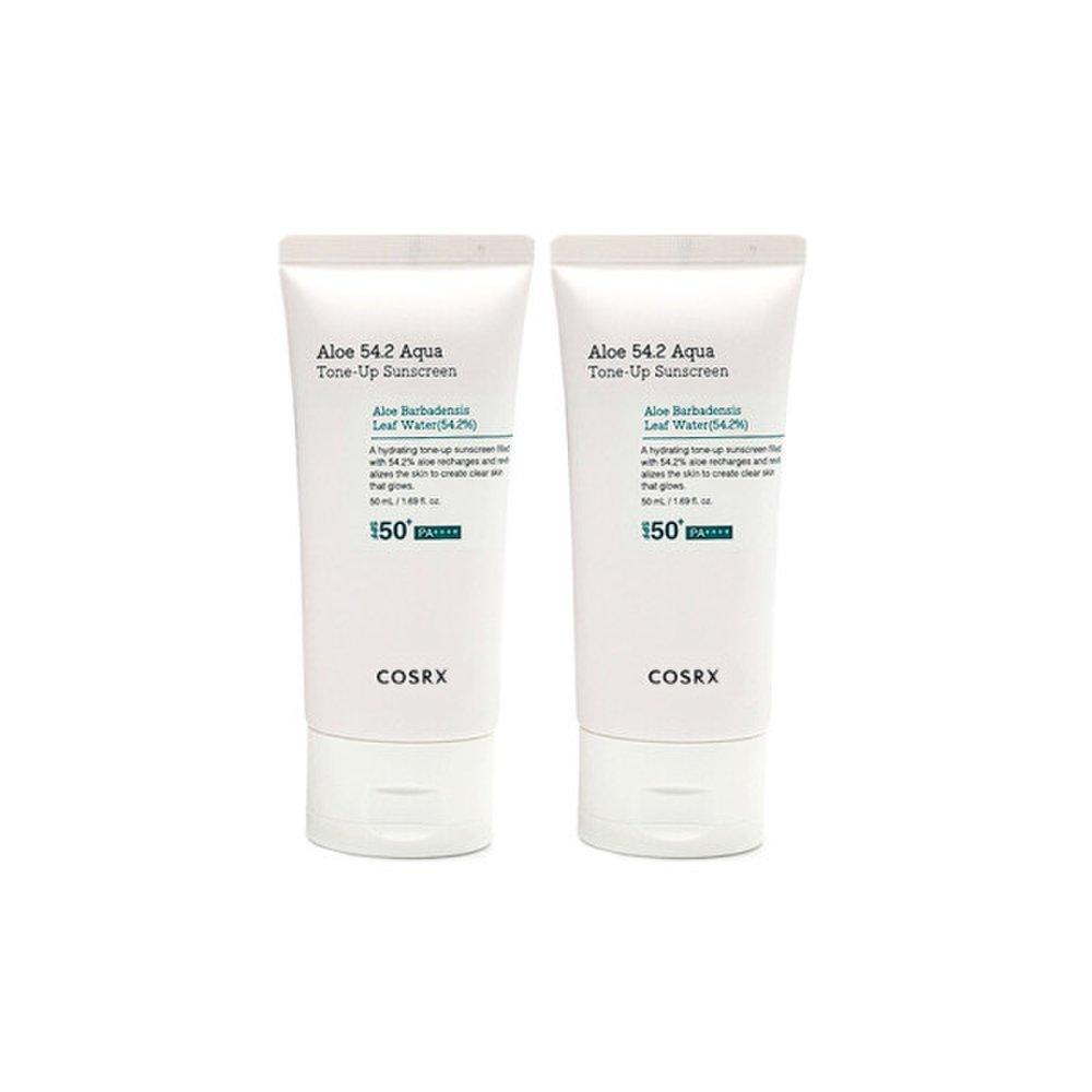COSRX Aloe 54.2 Aqua Tone Up Sunscreen 50ml + 50ml Sun Cream