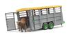 Bruder Livestock Commercial Trailer (with Figure) BR02227