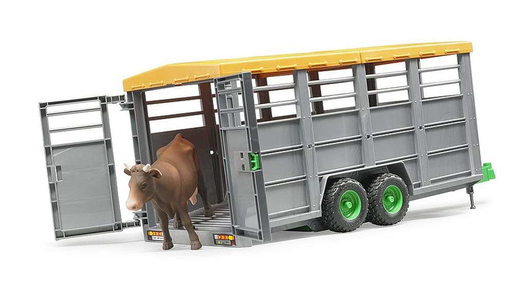 Bruder Livestock Commercial Trailer (with Figure) BR02227