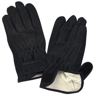 Ace AG4831 Cowhide Work Gloves with Cotton Lining and Hook-and-Loop Closure, Black