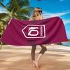 Australia Maroons Rugby Team Emblem Beach Towel, Quick-drying, Easy to Care for, Suitable for Both Fitness and Beach Vacations,Sports Essential