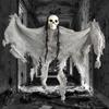 Halloween Hanging Skull Head Ghost Haunted House Escape Horror Props Ornament Halloween Party Decorations For Home Terror Scary