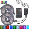 3528 RGB LED Strip Flexible Light 10M 600Led/m Music IR Remote Controller DC12V Home Decoration