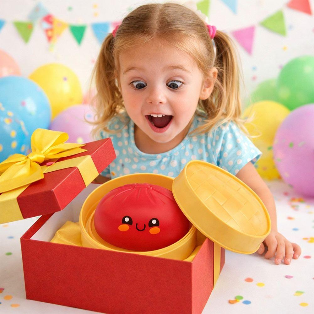 with Steamer Dumplings Blind Box Squishy Toy Stress Relief Sensory Ball  For Stress Anxiety Relief