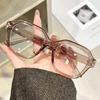 Retro Anti Blue Light Computer Glasses Women Men Oversized Frame Fashionable Flat Lens Eyeglasses Classic Spectacles Ouclos