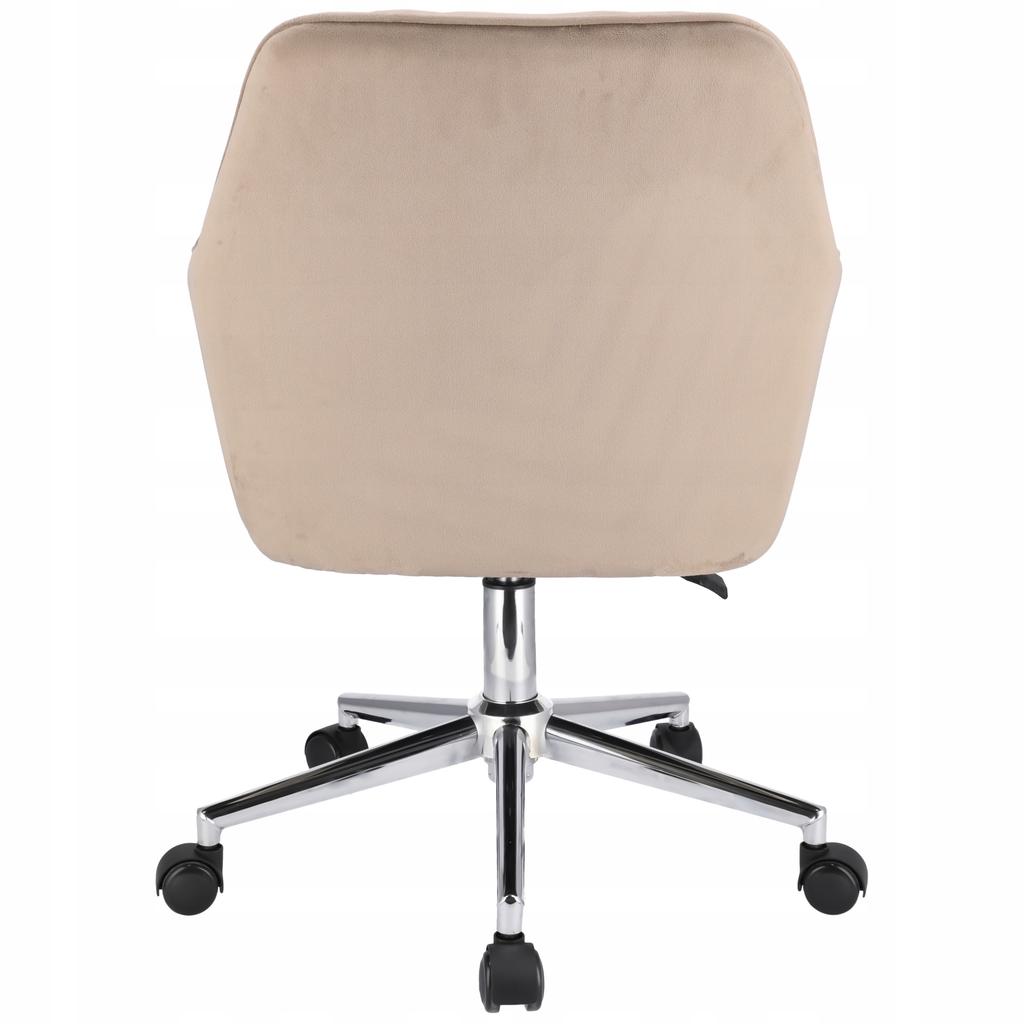 Napoli Beige Armchair On A Silver Foot