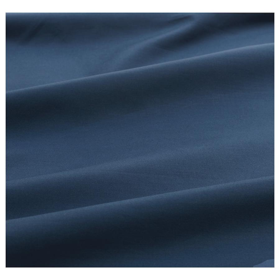 Простыня на резинке темно-синяя, ULLVIDE Fitted Sheet Dark Blue (180 x 200 cm),  IKEA