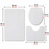 Lord Rings 3Pcs Personalized Customization Bathroom Mat Nonslip Floor Mat Set Toilet Lid Bathroom Mat Bathroom Absorbent Door Mat Decoration