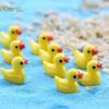 Yellow Duck Micro Landscape Resin Ornaments