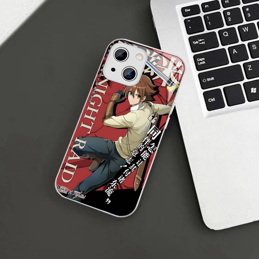 Японское Аниме Akame Ga KILL Закаленное Стекло Для Iphone 14 13 12 11 Pro Mini XS MAX 14Plus X XS XR Чехол