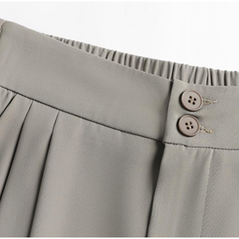 Summer Loose Casual Trousers For Women High Waist Maxi Wide Leg Pants Female Elegant 2022 Fashion Clothes New