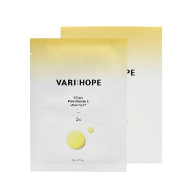 Berryhop VARI HOPE 8 Days Pure Vitamin C Plus Mask Pack 1 упаковка, 5 упаковок