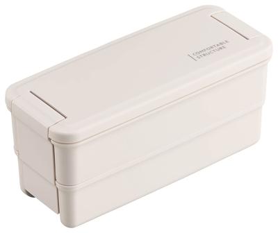 Ланч-бокс OSK двухъярусный серый PCW-650D