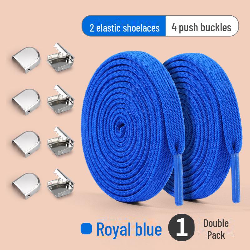 Белая эластичная пряжка для шнурков без завязок для взрослых и детей