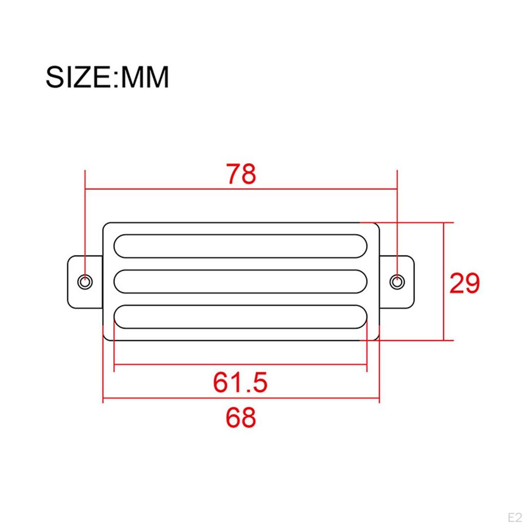 Электрогитара Звукосниматель Медный Корпус Детали Музыкальных Инструментов, Детали