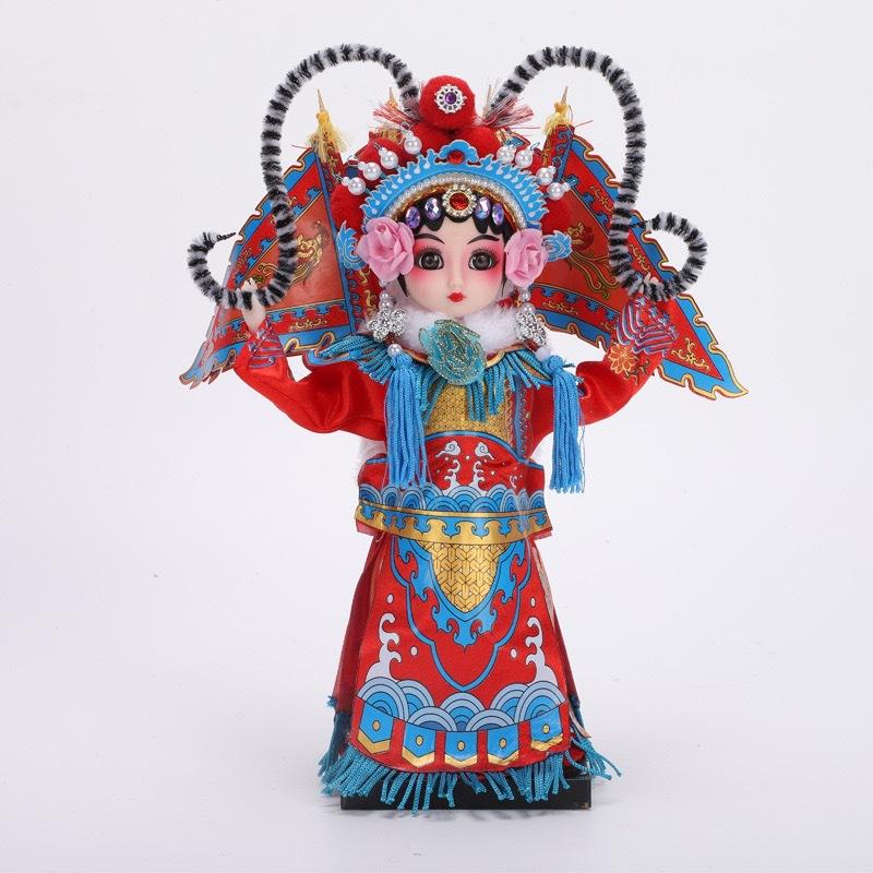 Q-Version Peking Opera Mini Doll, Chinese Traditional Character Home Decor Gift