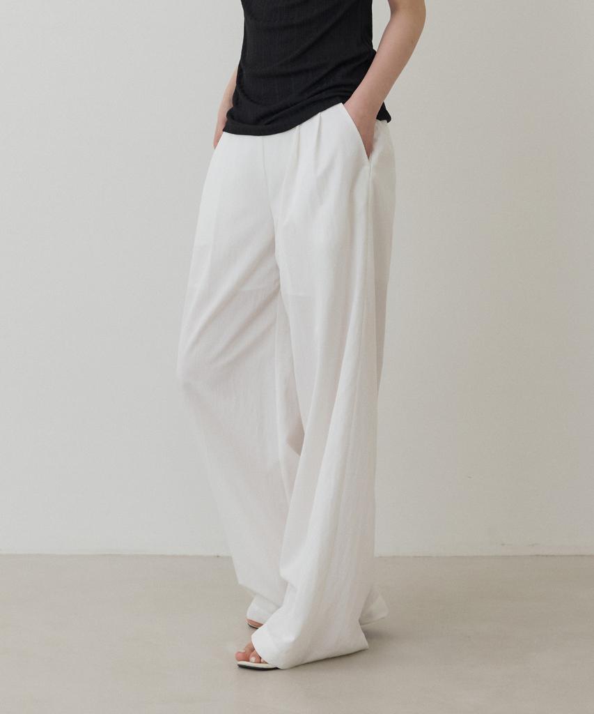 TOWAV Kaia Tuck Slacks_Ivory