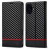 LC.IMEEKE For iPhone 16 Plus Case Carbon Fiber Texture Phone Cover Stand Card Holder
