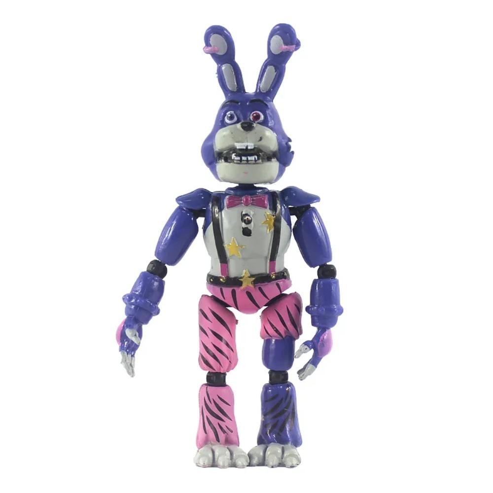 9 шт./комплект Фигурки FNAF Сандрап Подвижные суставы Милый Мишка Бонни Фокси Фигурка Действия Модели Игрушки для Детей Подарки на День Рождения
