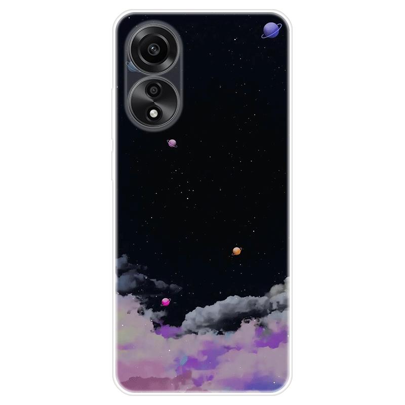 Для OPPO A58 A 58 4G чехол Мягкая силиконовая задняя крышка Мультяшный чехол для телефона Разнообразие