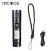 New LED flashlight with strong light, rechargeable, waterproof, mini, portable, long-range small flashlight for home and outdoor