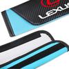 Car Seat Belt Pu Leather Safety Belt Shoulder Cover Protection Pad For Lexus CT200h NX300h RX300 RX330 EX300h F Sport IS IS300
