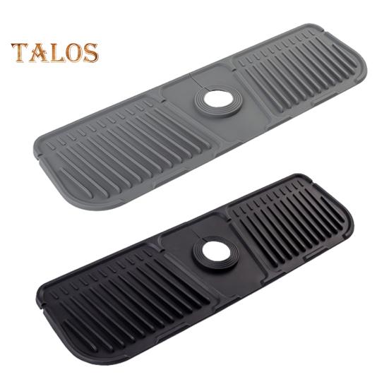 Силиконовый коврик для крана, обернутый вокруг смесителя, защита от брызг, сухая сушилка для кухни, ванной комнаты, столешницы, складной поддон для слива, многоцелевая раковина