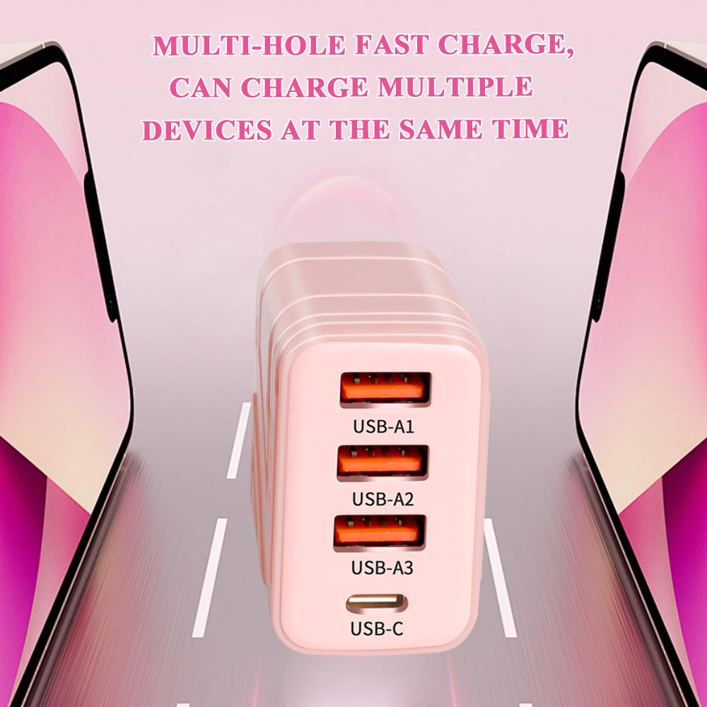 Зарядное устройство PD USB Type C, высокоскоростное, быстрое, быстрое, зарядное устройство для мобильного телефона, настенный адаптер для iPhone 16, 15, 14, Huawei, Xiaomi, Samsung S23