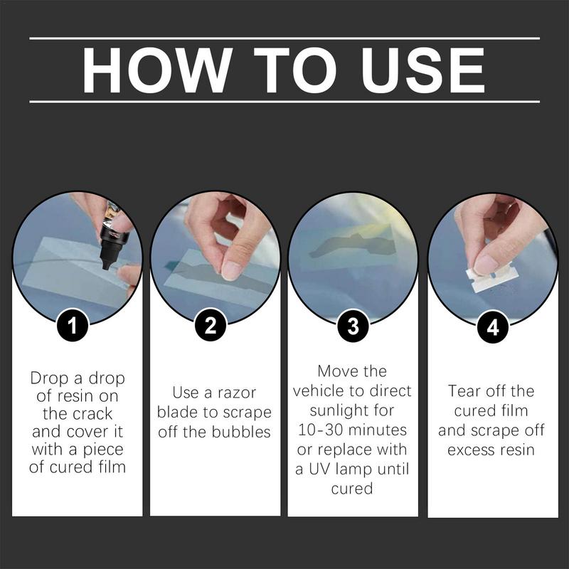 Эффективная жидкость для ремонта автомобильных стекол Профессиональный набор для ремонта трещин и царапин на лобовом стекле автомобиля с 20 мл ремонтной жидкости