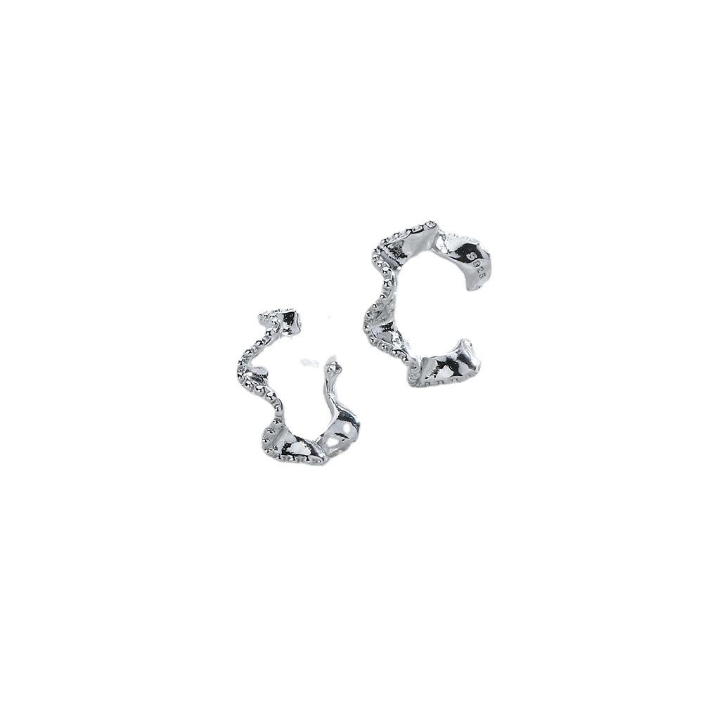 Mobius Sweet Cool Ear Clips Neutral Wind Ol Commuter Spiral Waves Неправильные ушные косточки Clips No Ear Piercings