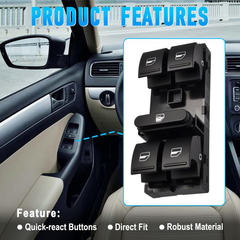 5K4959857 5K4 959 857 Window Control Switch for Volkswagen Passat 2006-2017 Volkswagen GTI 2007-2013