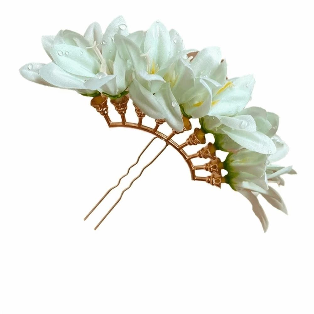 Fairy Chinese Style Side Clip Bohemian Thai Hair Fork Headdress Bride Hair Accessories Beach