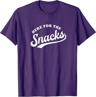 Here for the Snacks Cool Best Eat Lover Friends Unisex T-Shirt