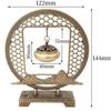 Copper Alloy Hanging Incense Burner - Indoor Aromatherapy Ornament for Agarwood Sticks