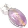 Natural Ametrine Gemstone 925 Sterling Silver Jewelry Pendant 2.25" W4Q39