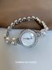 New Pearl Bracelet Watch For Women, Featuring A High-End, Vintage Design. A Unique And Fashionable Timepiece For Ladies.