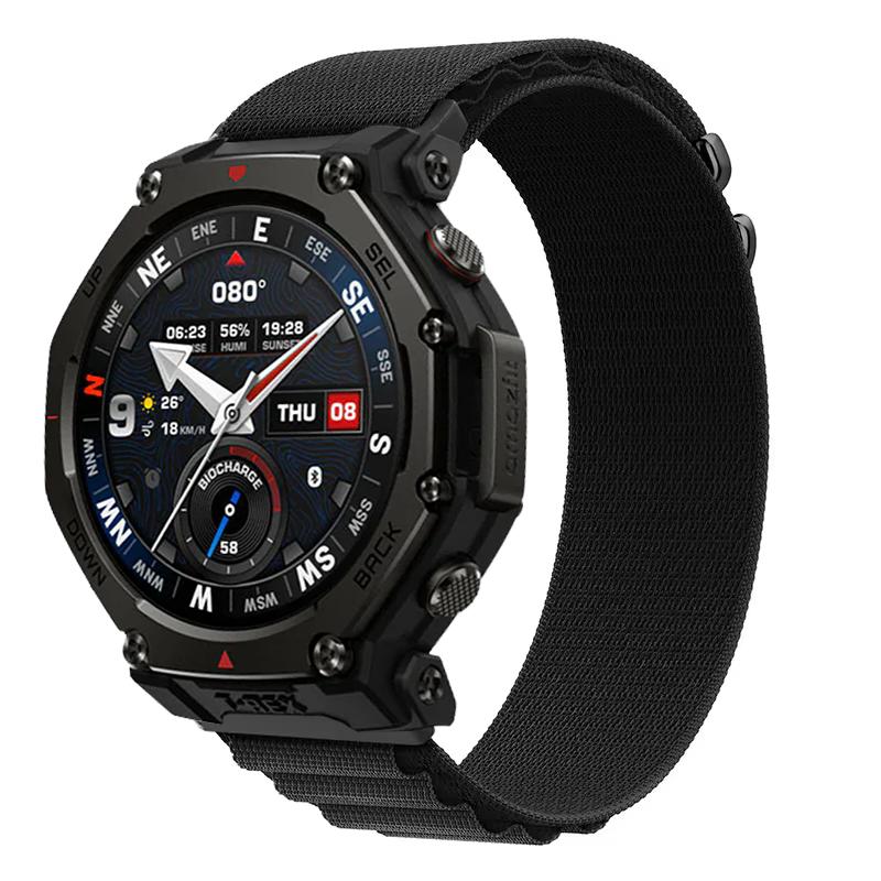 22 мм 20 мм Альпийский нейлоновый ремешок для Amazfit T-Rex3 Pro 48 мм 44 мм/Balance 2-1 Спортивный браслет Для Amazfit Active 2 Аксессуары для ремешка