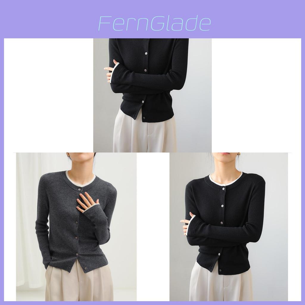 Womens Knit Cardigan With Fringed Design For Casual Fall Wear