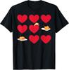 Gudetama Hearts & Eggs Valentine's T-Shirt