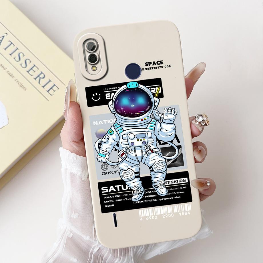 Moon Night Gothic Style Phone Case For Itel P33 Plus P33+ Back Cover Soft Silicone Bumper Coque ITELP33 P 33 Capa