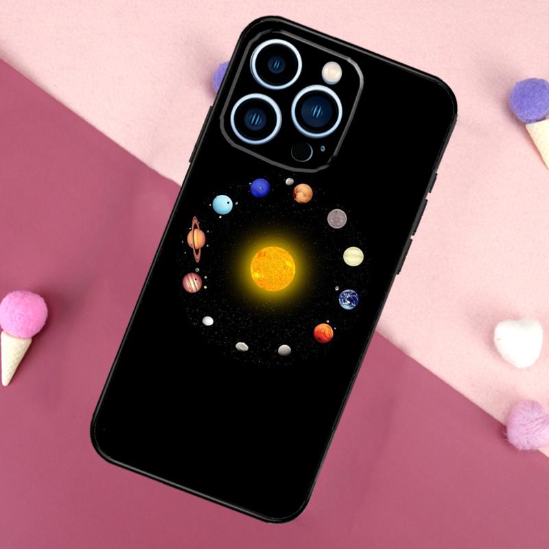 Чехол для телефона «Планеты Космоса Солнечной Системы» для iPhone 16 15 11 12 13 14 Pro Max Mini X XS Max XR Plus Полное покрытие