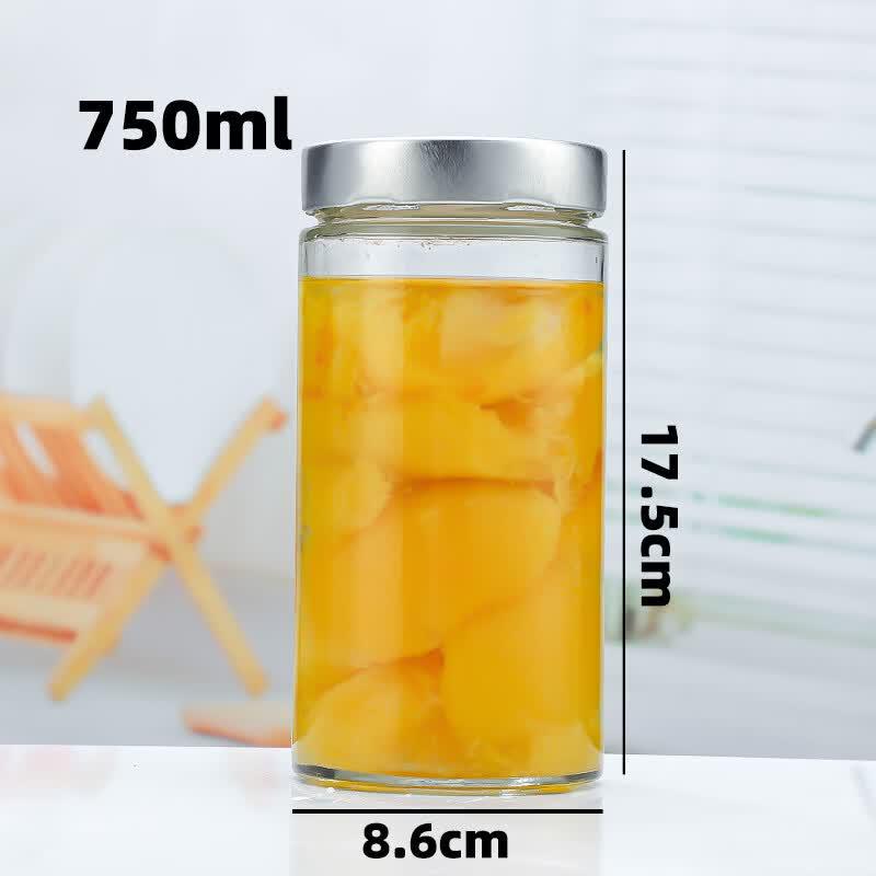 Прозрачные стеклянные банки для хранения продуктов ZISIZ