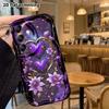 Phone Case: 2D Flat Samsung Galaxy A34 A35 M05 M06 S20 S22 S21 FE Plus 5G Protective Case, Purple Flower Starry Sky, Christmas and Halloween Gift
